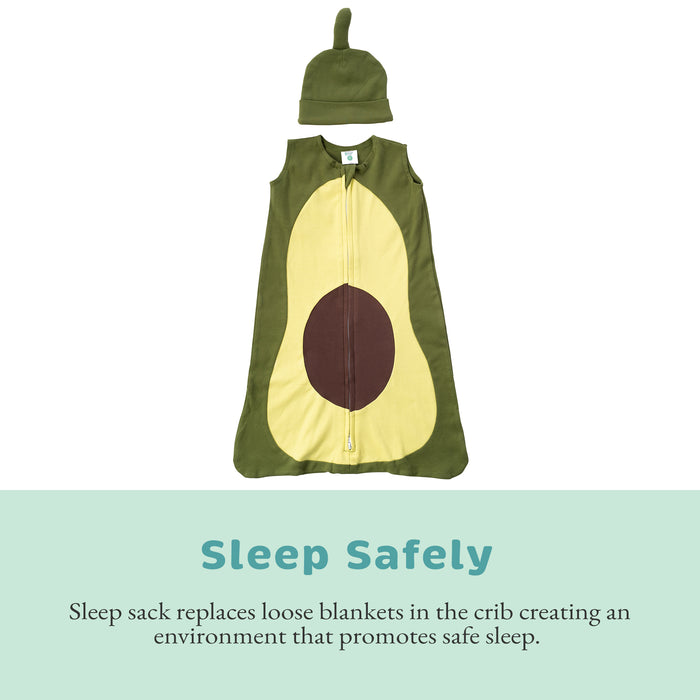 Avocado Cotton Wearable Blanket