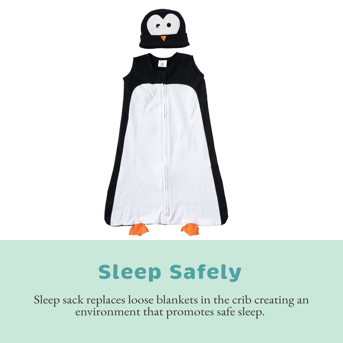 Penguin Cotton Wearable Blanket