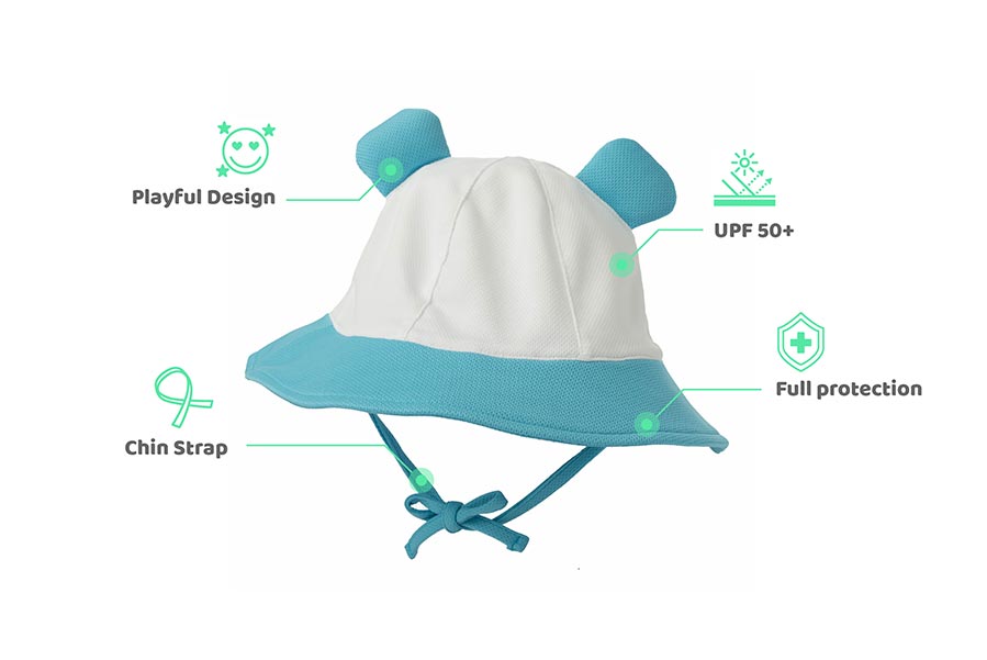 Bear Breathable Bucket Hat